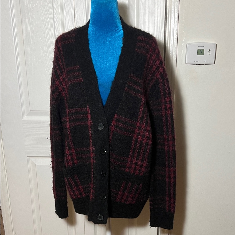 Re/Done Plaid 90’s Cardigan Women’s Oversized Small